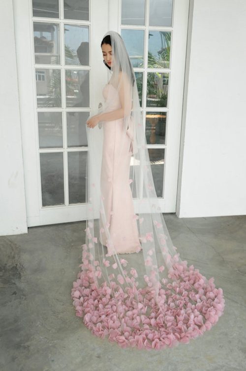 full length wedding veils