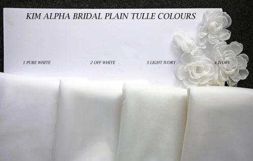 KIM ALPHA BRIDAL TULLE COLOURS